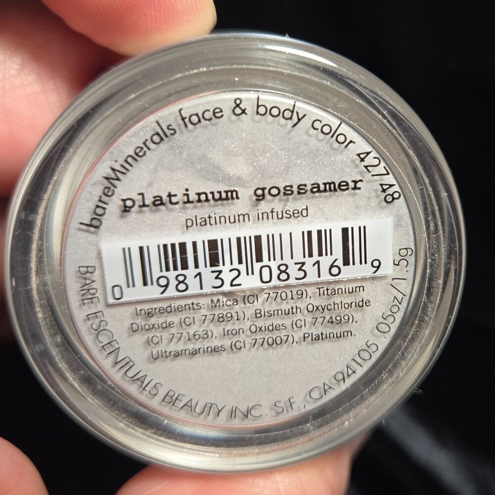 Bare Minerals Diamond Gossamer Diamond Infused Highlighter .05oz./1.5g Sealed